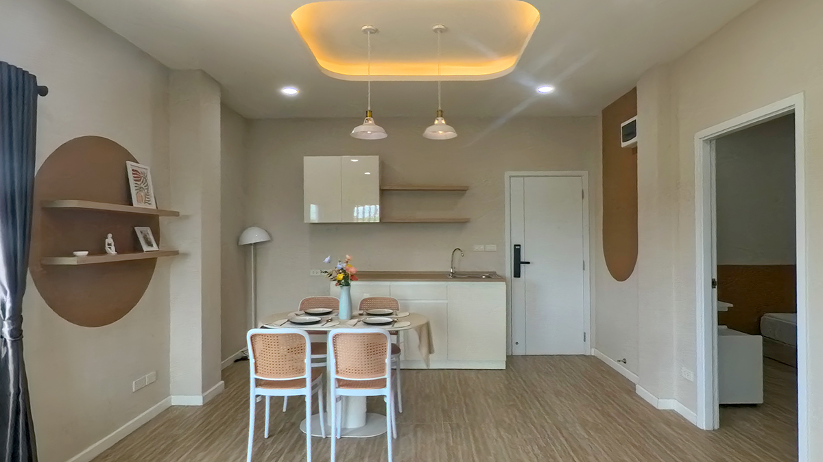 รูปห้องสองห้องนอน 60 ตารางเมตร